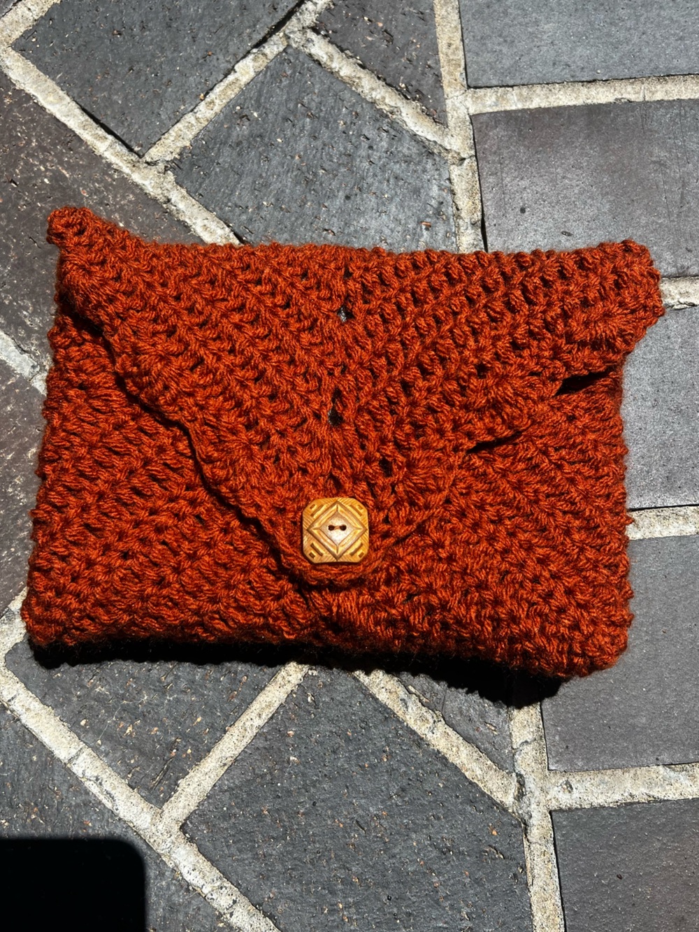Hand Crocheted Custom Book Cover Book Sleeve for Traveling and Storage - Picture 6 of 16